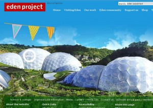 Eden project in Cornwall, England setting up community group