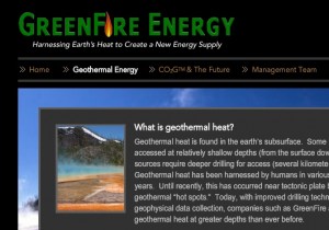 GreenFire Energy Making Headway on CO2-Based Plant