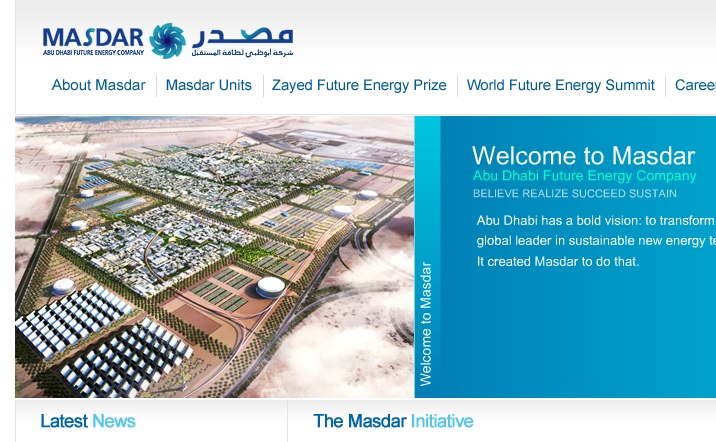 Masdar City geothermal wells with 95 centigrade hot water