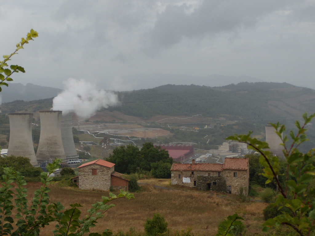 Larderello geothermal plant regularly visited by international delegations