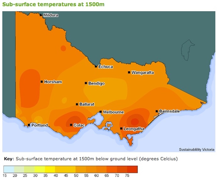New geothermal map highlights potential for Victoria, Australia