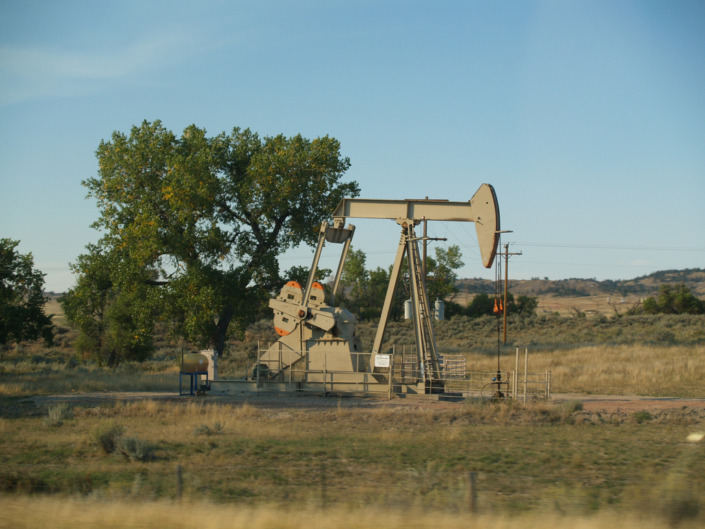 Co-production geothermal energy from oil wells