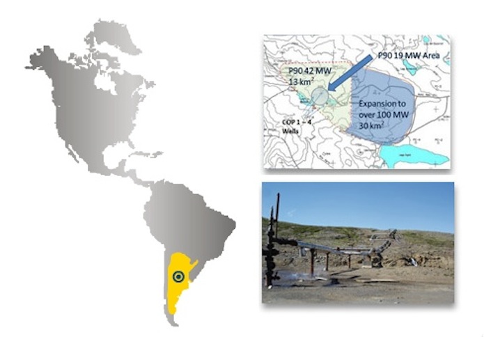 Earth Heat Resources with higher than expected resources at Copahue, Argentina