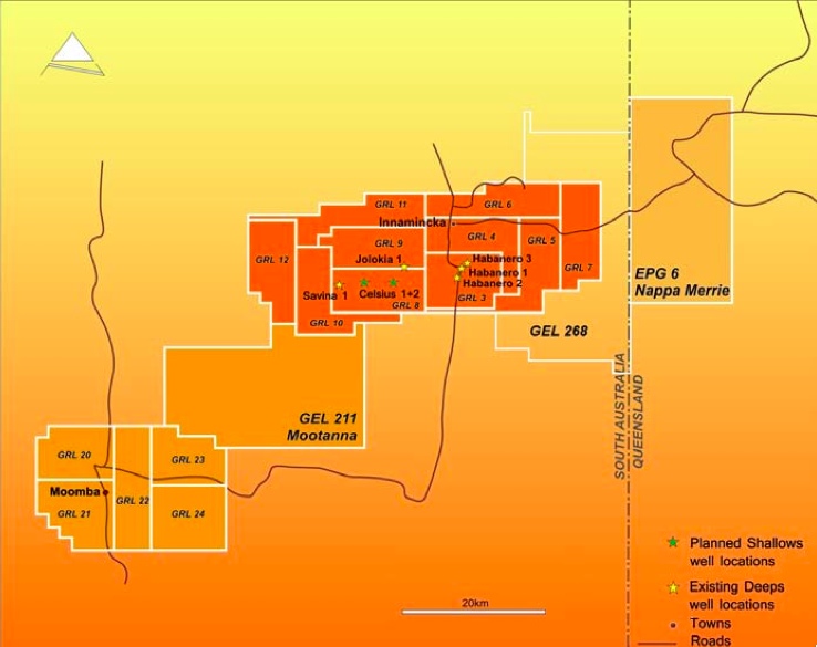 Geodynamics completes acquisition of additional license in Cooper Basin
