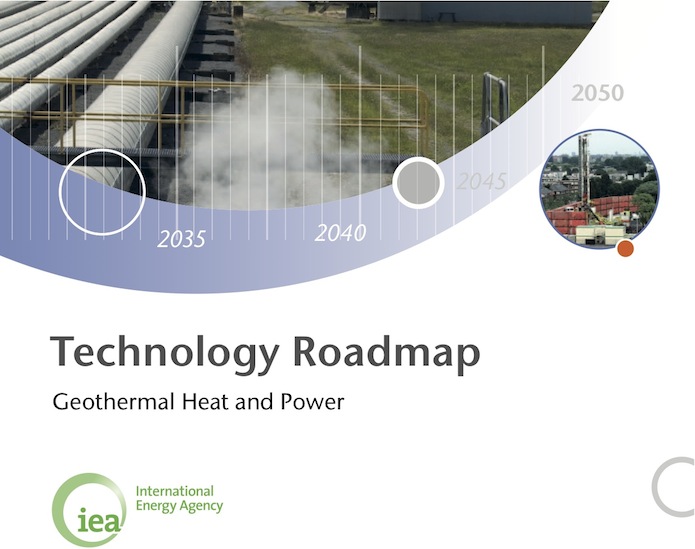 IEA Geothermal Technology Roadmap considers geothermal as one of key technologies