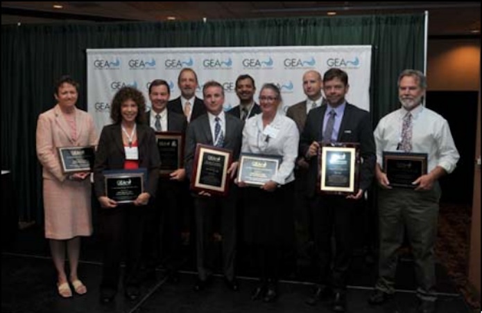 Winners of GEA Honors Awards: TAS Energy, Ormat Technologies and EnergySource