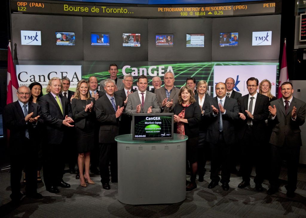 CanGEA’s Annual Conference and TSX Opening September 14, 2011