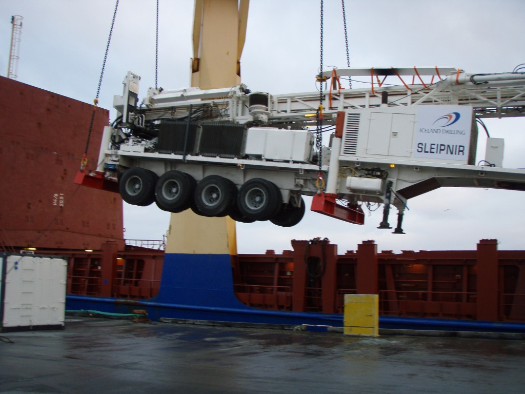 ISOR and Iceland Drilling shipping equipment to project in Dominica