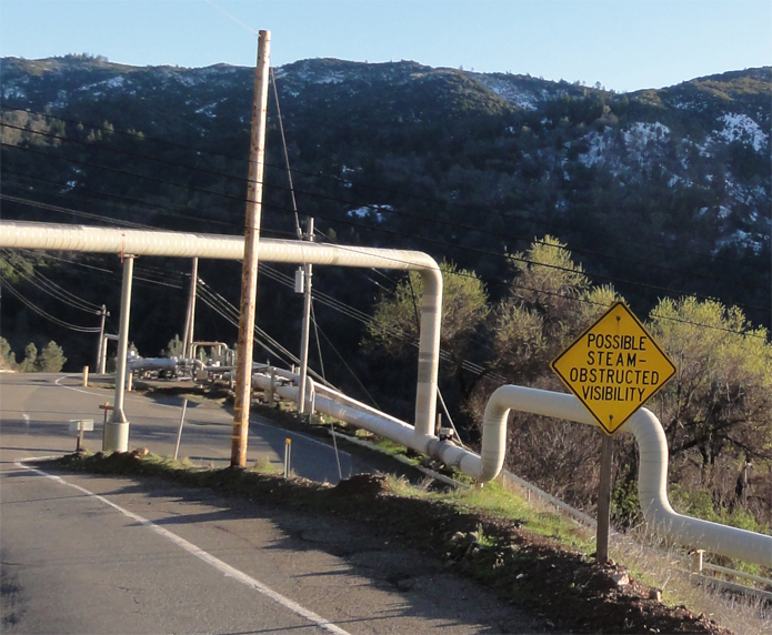 Wildfires threatening Geysers geothermal plants once again