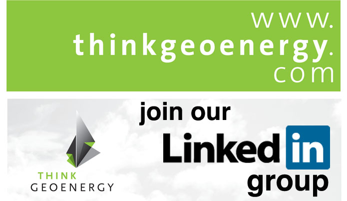 Join and create discussions at the LinkedIn ThinkGeoEnergy group