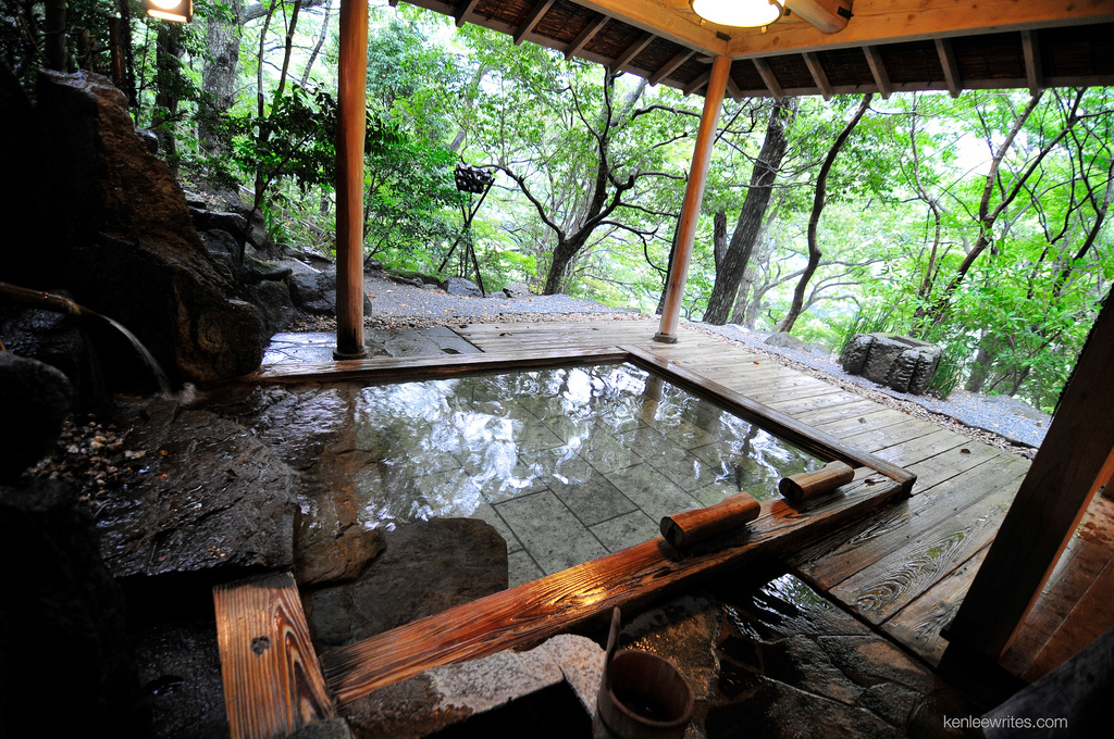 Japanese bathers continue to oppose geothermal development.