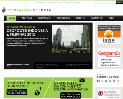 ThinkGeoEnergy launches Spanish geothermal news service PiensaGeotermia.com