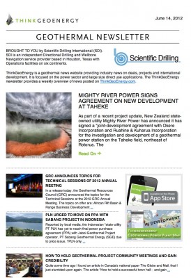 Stay up to date – sign up for the ThinkGeoEnergy weekly Newsletter