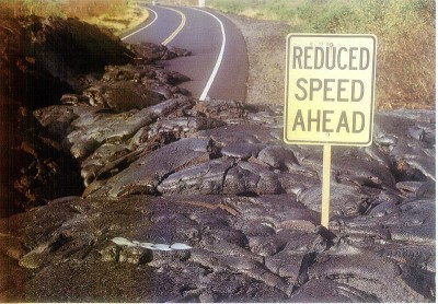 Potential volcanic lava flows and geothermal development in Hawaii