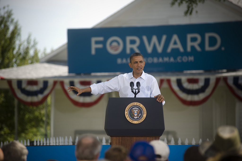 President Obama addressing geothermal at recent Nevada event