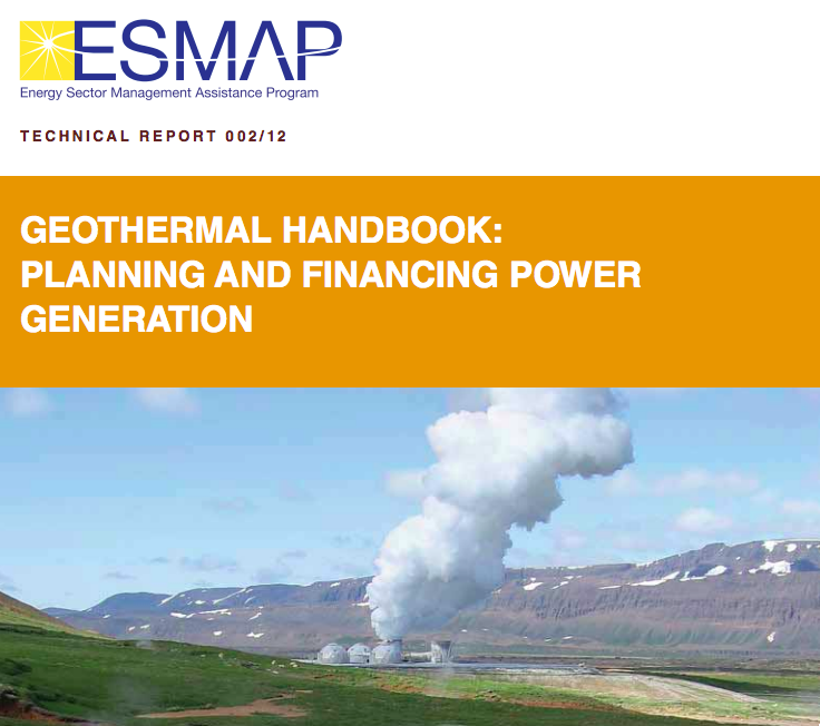 World Bank releases Geothermal Handbook on Planning and Financing