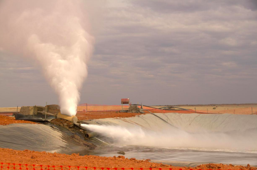 Geodynamics Habanero 4 well flows steam in well clean-up