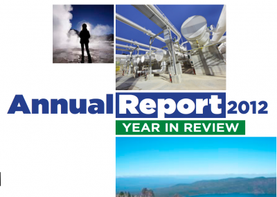 U.S. DOE Geothermal Technologies Program Annual Report 2012