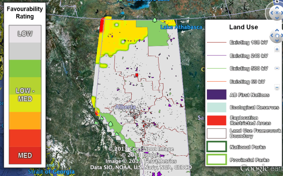CanGEA releases Alberta Geothermal Favourability Map