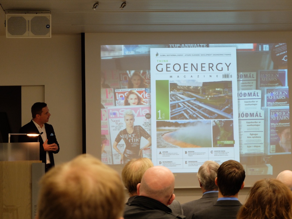 ThinkGeoEnergy launch event for its magazine in Iceland