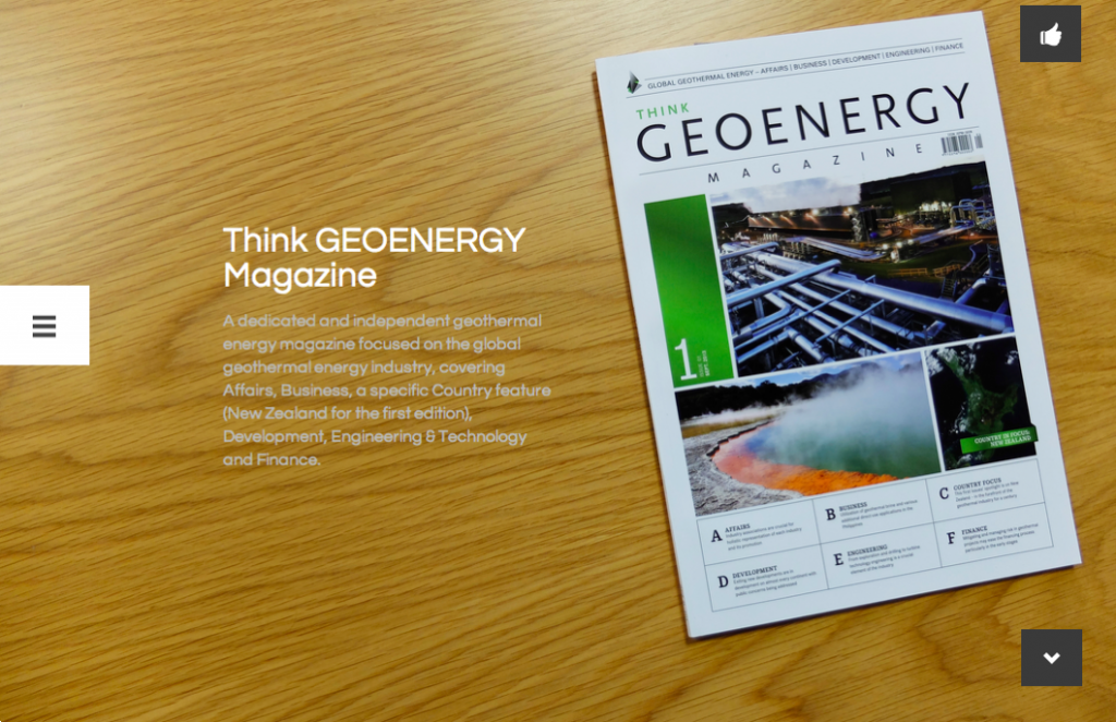 New Website for the Think GEOENERGY Magazine