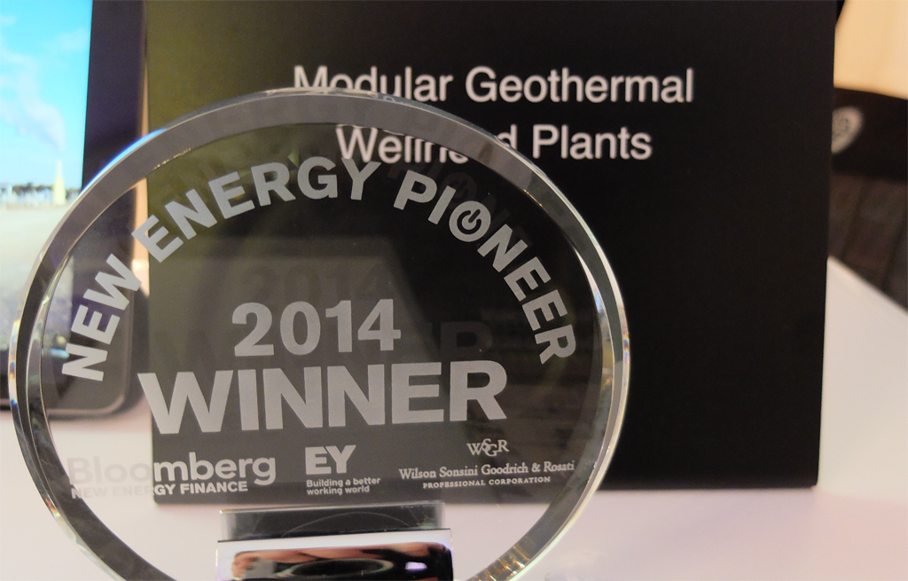 Green Energy Group selected as 2014 New Energy Pioneer by Bloomberg
