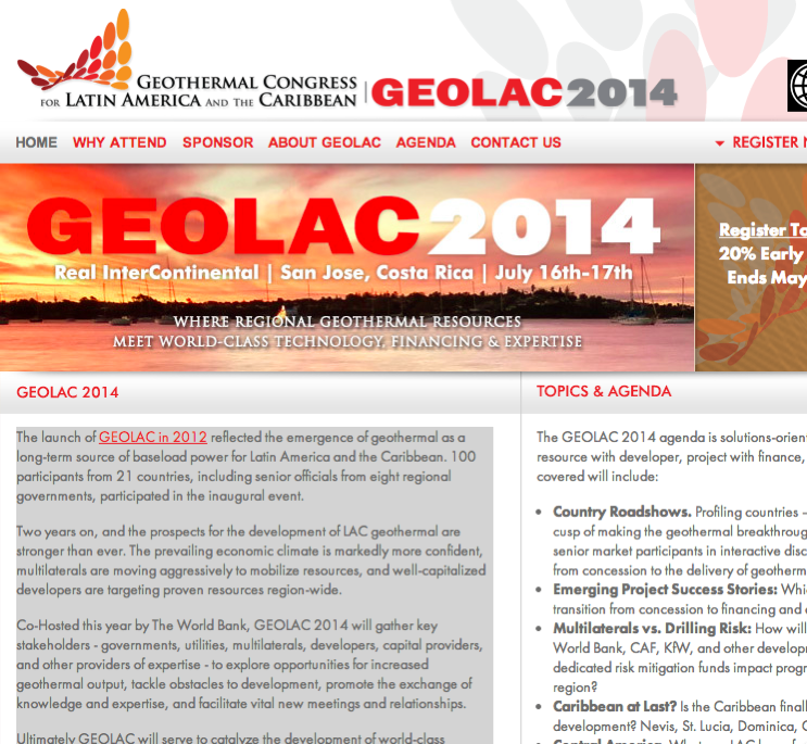 11 governments confirmed for GEOLAC in Costa Rica, July 16-17, 2014