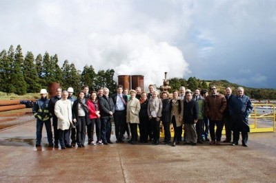 Icelandic geothermal delegation on visit to the Azores