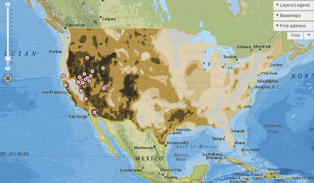 Cool maps on U.S. renewable energy locations