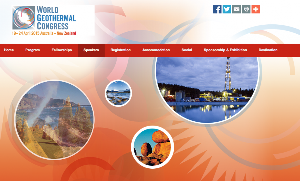 Keynote speakers announced for 2015 World Geothermal Congress