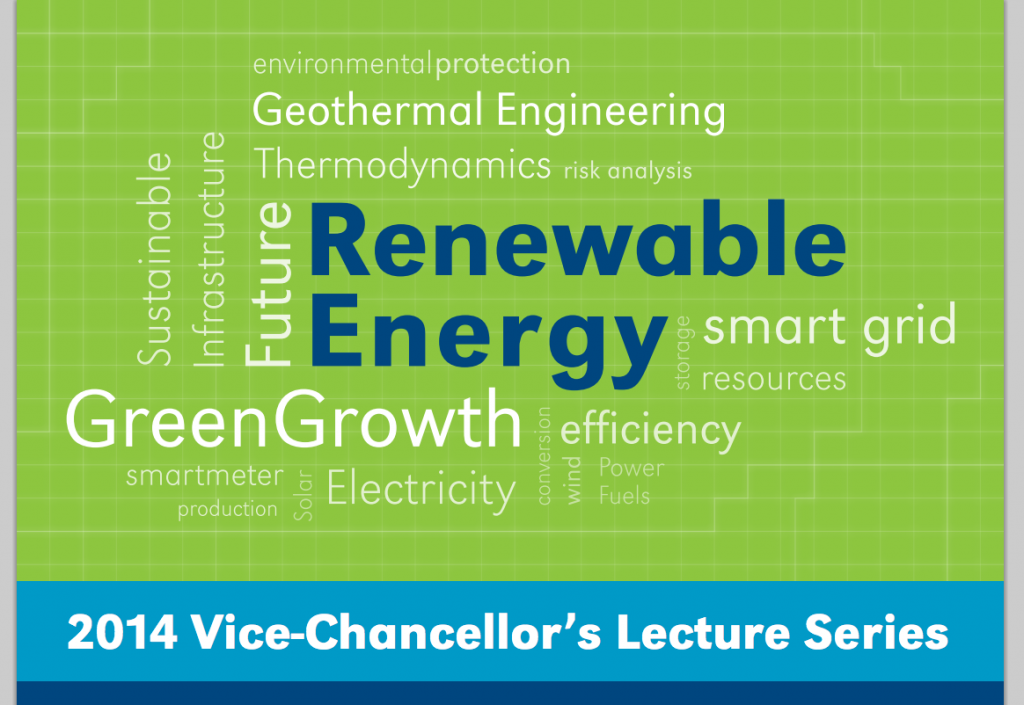 University of Auckland public lecture series on smart ideas in green technologies