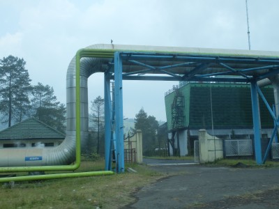 Visit to Kamojang geothermal plant, Indonesia