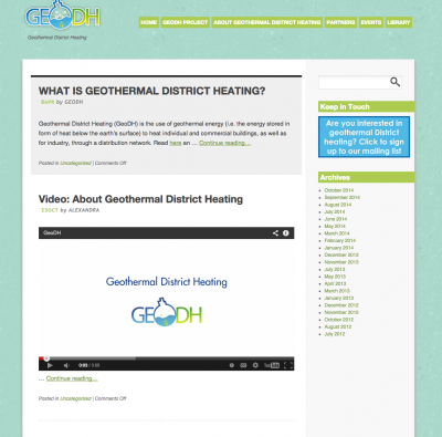 What is Geothermal District Heating – An introduction