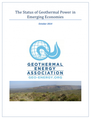 GEA report on geothermal development status in emerging economies