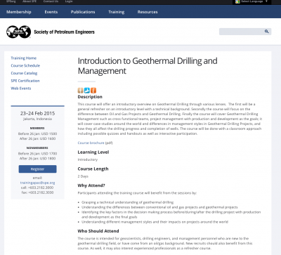 Geothermal Drilling and Management, Jakarta, Feb. 23-24, 2015