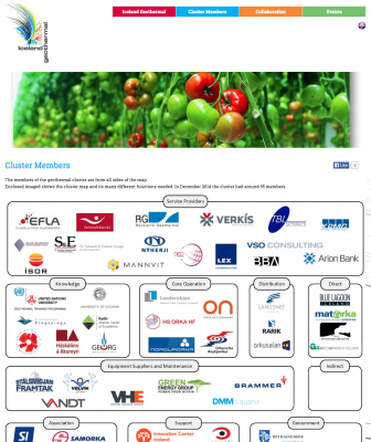 Representation of Iceland Geothermal and its members at the WGC2015