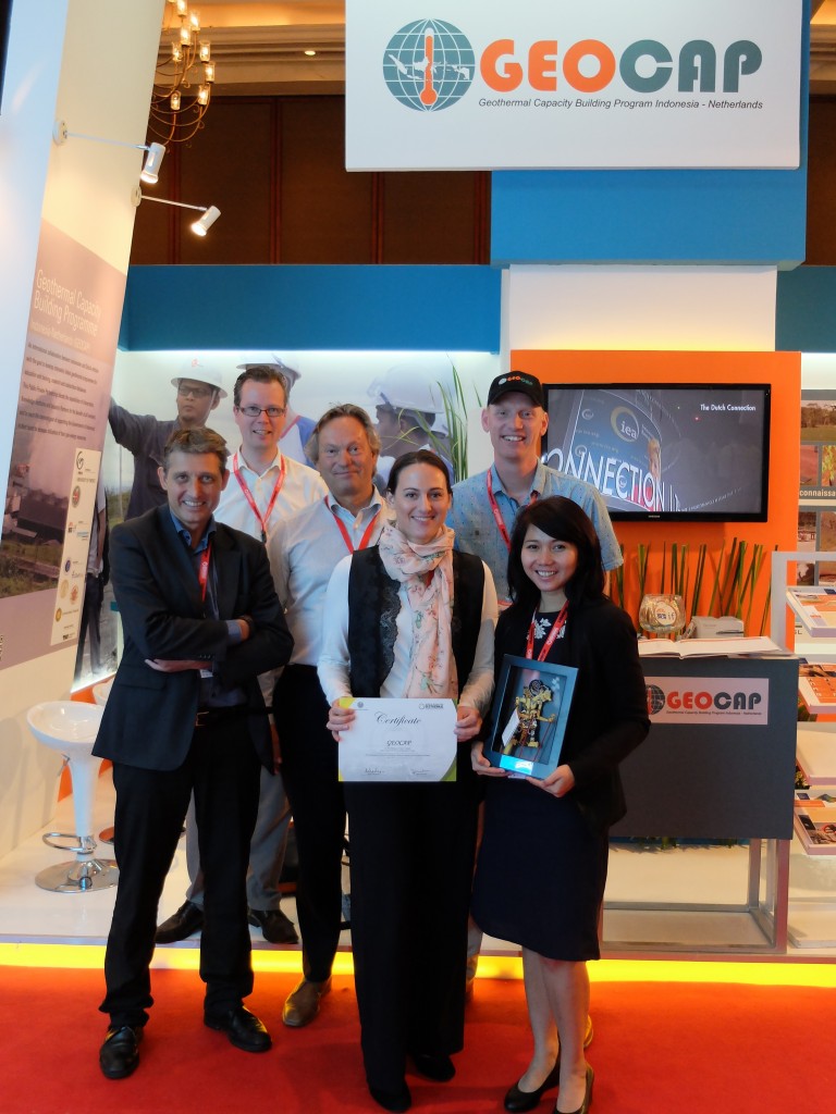 GEOCAP winner of the best content booth at IIGCE 2015 in Indonesia