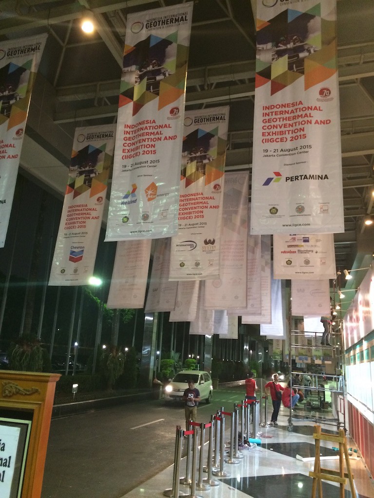 Pictures from the Indonesian Intl. Geothermal Convention & Expo pre-opening