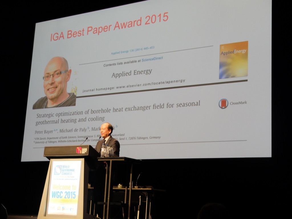 IGA announces winners of 2015 Geothermal Research Awards