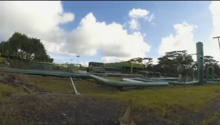 Two scientific geothermal wells being plugged and abandoned in Hawaii
