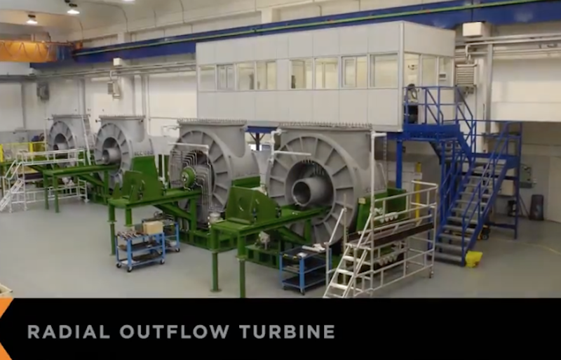Video: Time-lapse of turbine assembly by Exergy
