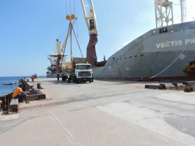 Well pad ready for drilling of third geothermal well in Montserrat