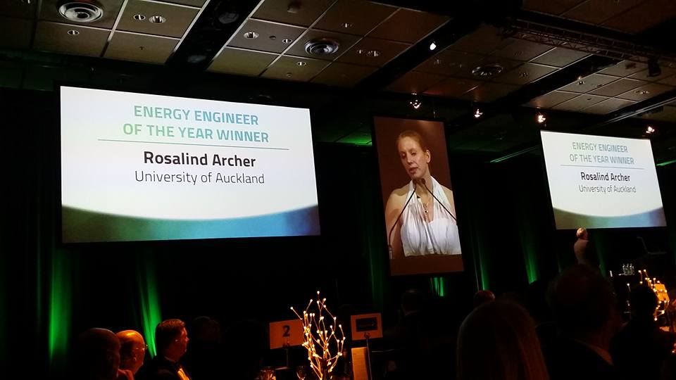 U of Auckland’s Rosalind Archer wins Energy Engineer of the Year Award in NZ