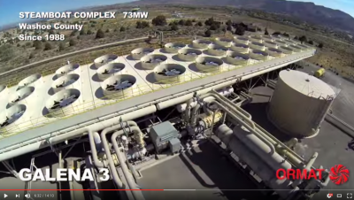 Video celebrating 30 years of Ormat geothermal plants in Nevada