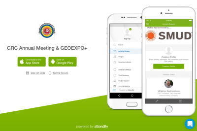 GRC Annual Meeting & GEOEXPO+ – there is an app for that