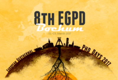 European Geothermal PhD Days 2017 – Abstract deadline 15 Jan. 2017