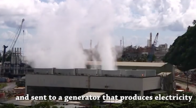 Video: geothermal energy production on Lihir Island, Papua New Guinea