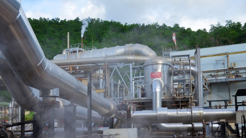 Geothermal energy with enormous potential in Guadeloupe, Caribbean