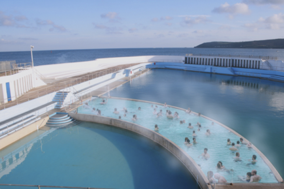 Drilling work started on geothermal pool project in Penzance in Cornwall, UK