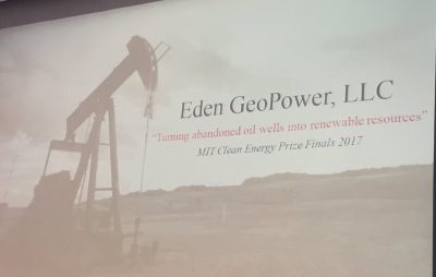 Geothermal from abandoned oil wells – initiative finalist in 2017 MIT Clean Energy Prize